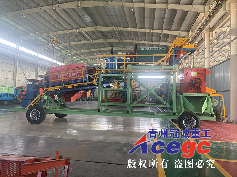 移動式巖金礦破碎沙金機(jī)